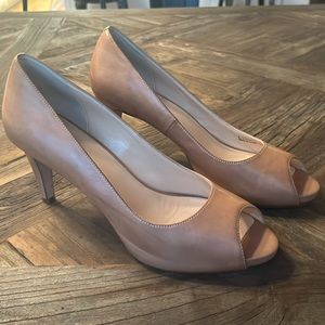 Cole Haan Nike Air || Leather Peep Toe Pump